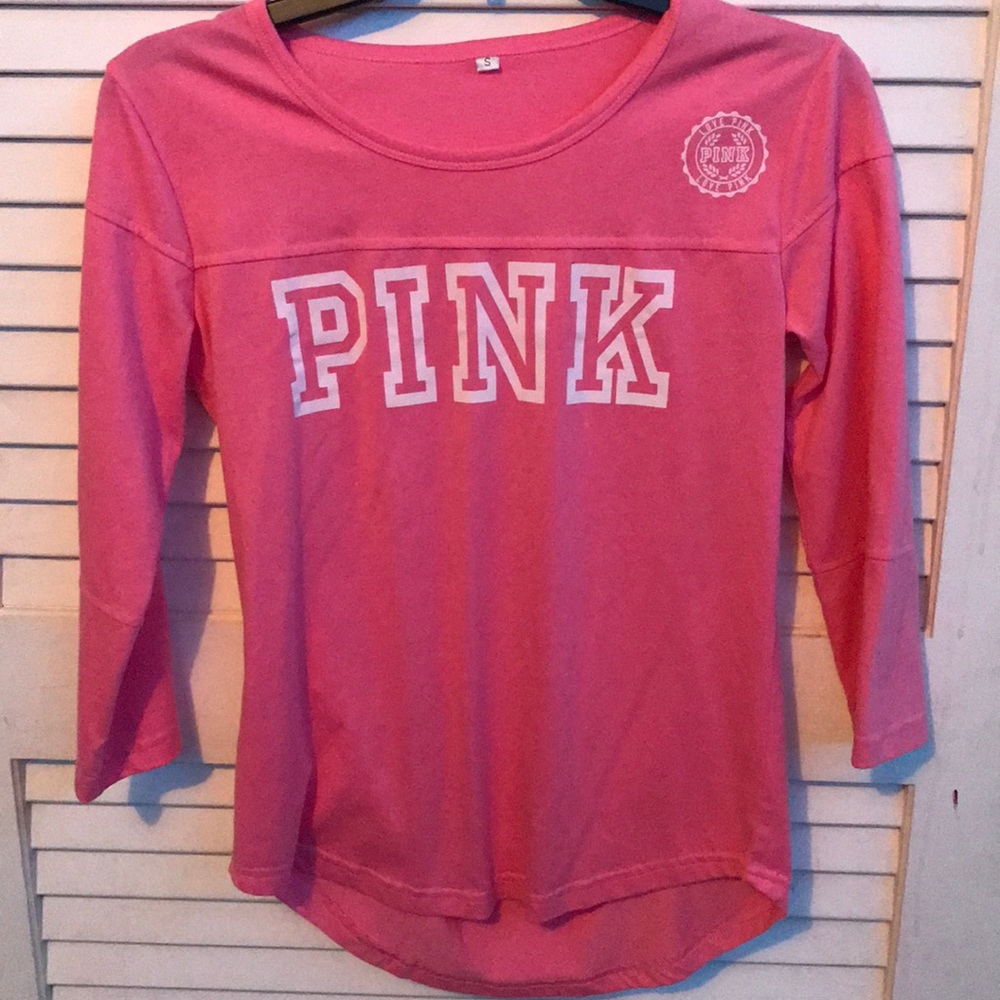 Off brand PINK 3/4 sleeve